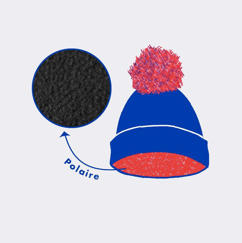 Bonnet Jus de Pomme Coral Enfant - Polaire — vue 5