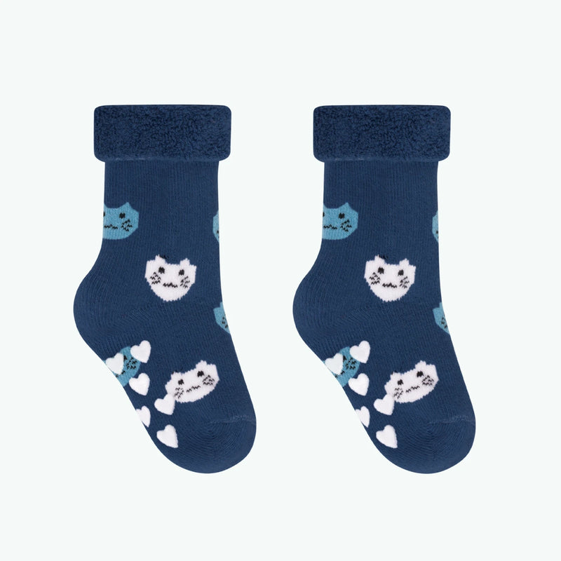 Chaussettes Dans les nuages - Pack de chaussettes bébé - Bleu — vue 3
