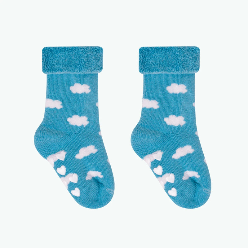 Chaussettes Dans les nuages - Pack de chaussettes bébé - Bleu — vue 4