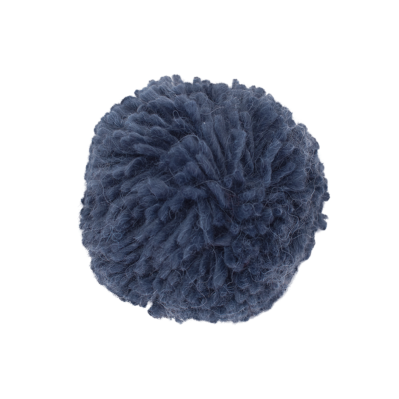 Pompon Fil épais Blue · Pompon