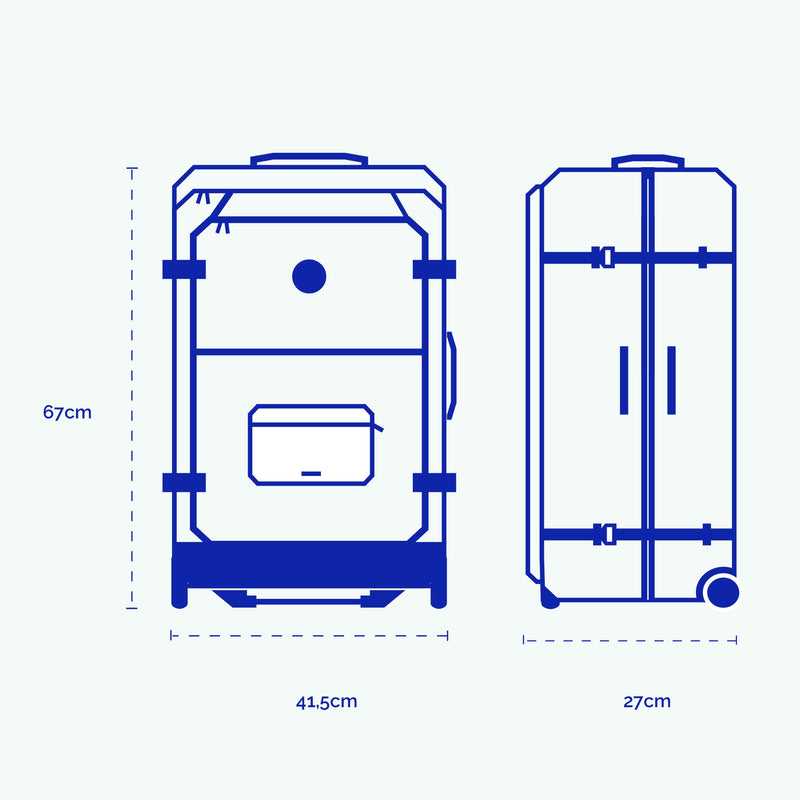 Valise souple 2 roues medium Maupiti — vue 9
