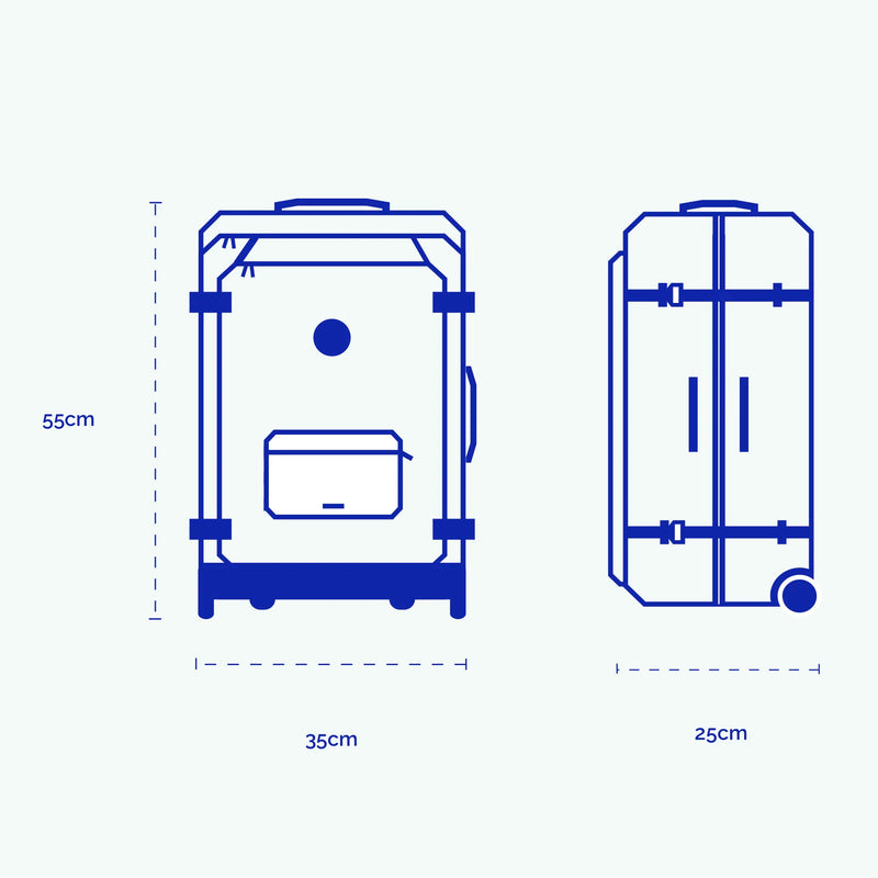 Valise souple 2 roues small Amiens — vue 12